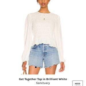 Sanctuary white blouse